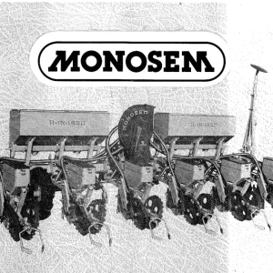 Monosem Pnu 1984 Parts Manual