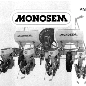 Monosem Pnu 1989 Parts Manual