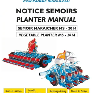 Monosem Ms 2014 Parts Manual
