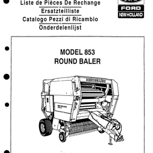 New Holland 853 Parts Manual