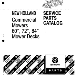 New Holland 60 72 84 Mower Parts Manual