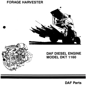 New Holland Daf Dkt 1160 Parts Manual