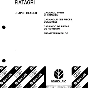 New Holland Fiatagri Header Parts Manual
