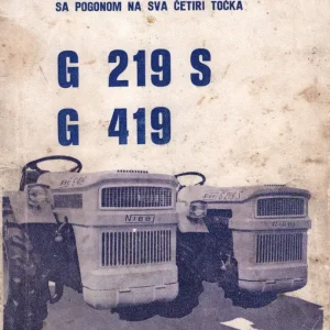 Nibbi G219S G419 Parts Manual