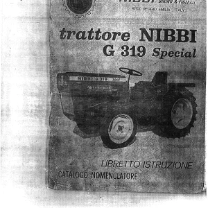 Nibbi G319 Parts Manual