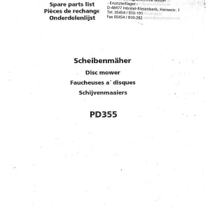 Niemeyer Pd 355 Parts Manual