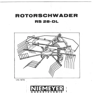 Niemeyer Rs28Dl 1979 Parts Manual