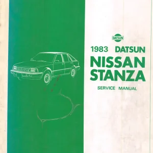 Nissan Stanza 1983 1983 Service Manual