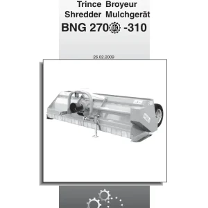 Nobili Bng270 Bng310 Parts Manual