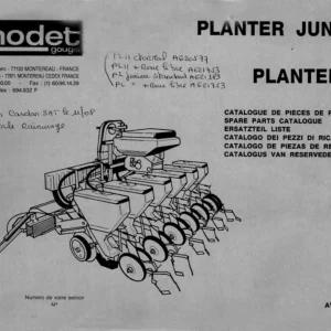 Nodet Junior Parts Manual