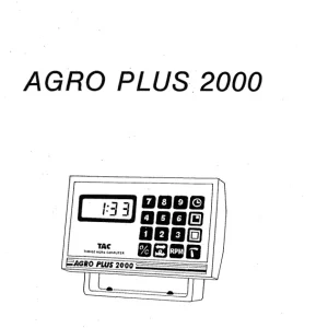 Nordsten Agro 2000 2000 Parts Manual