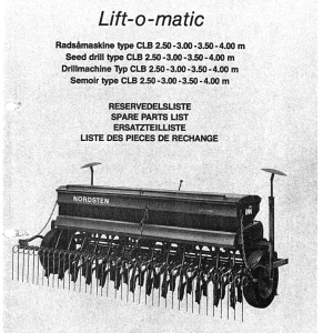Nordsten Clb 250 300 350 400 Parts Manual