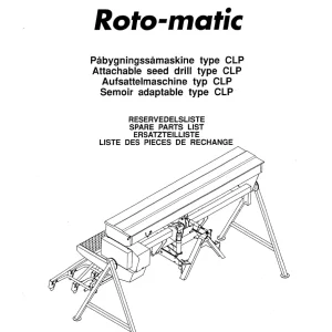 Nordsten Clp 250 300 400 Rotomatic Parts Manual