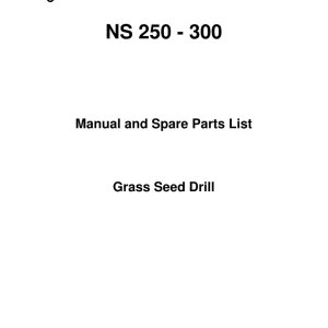 Nordsten Ns 250 300 Parts Manual