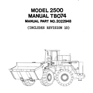 O&K 2500 Parts Manual