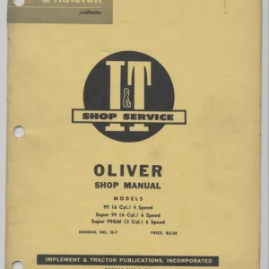 Oliver 99 4 6 Service Manual