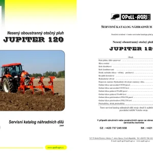 Opall Agri Jupiter 120 2009 Parts Manual