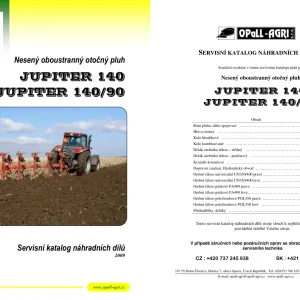 Opall Agri Jupiter 140 140 9 Parts Manual
