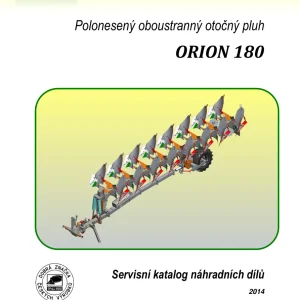 Opall Agri Orion 180 2014 Parts Manual