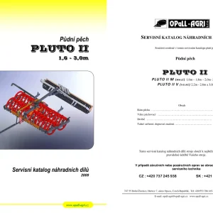 Opall Agri Pluto Ii Parts Manual