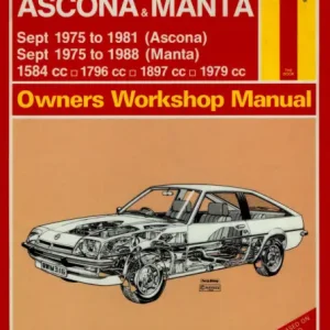 Opel Ascona Manta Operators Manual