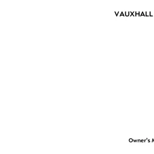 Opel Astra G 2002 Operators Manual