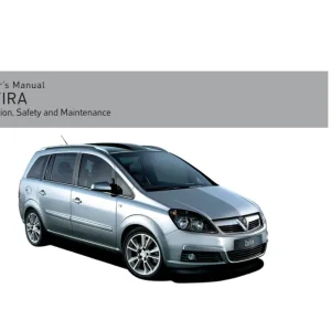 Opel Zafira 2007 Operators Manual
