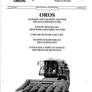 Oros 6244 Hsa Lexion Parts Manual
