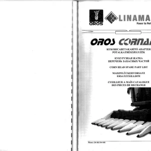 Oros Cornado 2009 Parts Manual