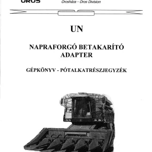 Oros Un 2004 Parts Manual