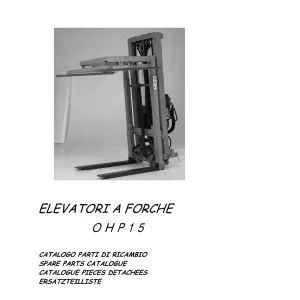 Orsi Ohp15 2008 Parts Manual