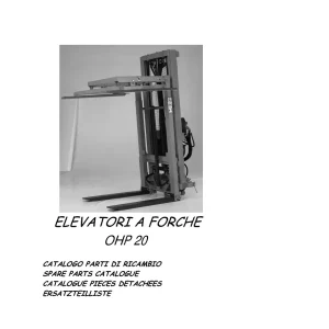 Orsi Ohp20 2008 Parts Manual