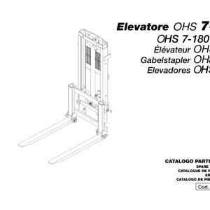 Orsi Ohs7 2006 Parts Manual