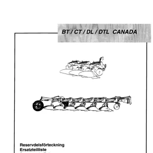 Overum Bt Ct Dl Dlt Canada 2002 Parts Manual