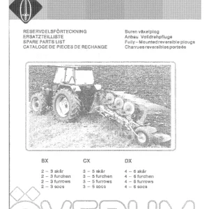 Overum Bx Cx Dx 1995 Parts Manual