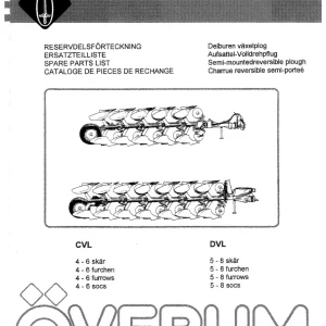 Overum Cvl Dvl 1998 Parts Manual