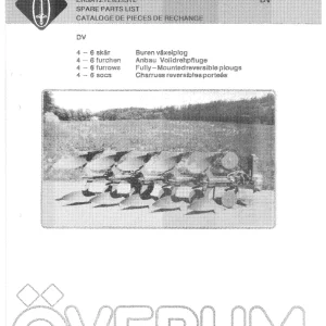 Overum Dv 1993 Parts Manual