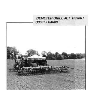 Overum Demeter Drilljet D3306 D3307 D4608 Parts Manual