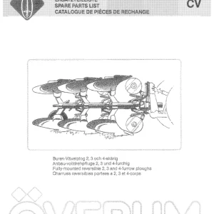 Overum 2 4 Cv 1988 Parts Manual