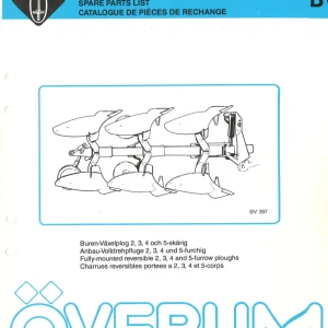 Overum 2 5 Bv 1988 Parts Manual