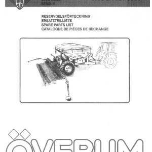 Overum Tive Sajet 5006 Parts Manual