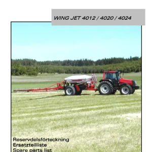 Overum Wingjet 4012 4020 4024 Parts Manual