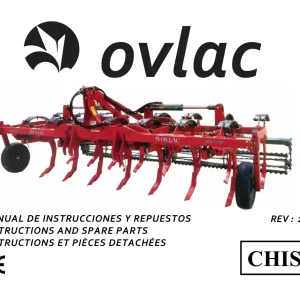 Ovlac Chisel 2011 Parts Manual
