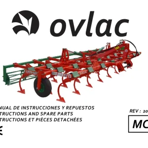 Ovlac Mch 2012 Parts Manual