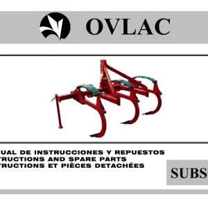 Ovlac Subsol Parts Manual