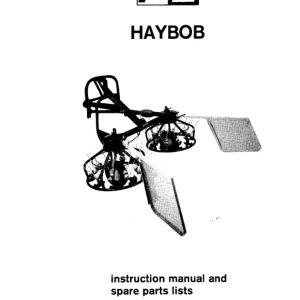 Vicon Pz Haybob 300 Parts Manual