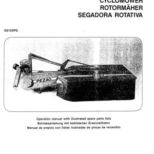 PZ Zweegers Cm164 Parts Manual