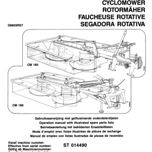 PZ Zweegers Cm185 186 Parts Manual