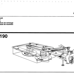PZ Zweegers Cm190 Parts Manual