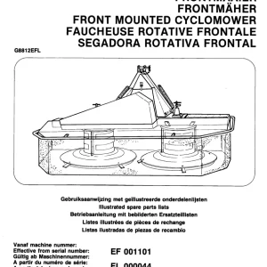 PZ Zweegers Cm212 Parts Manual